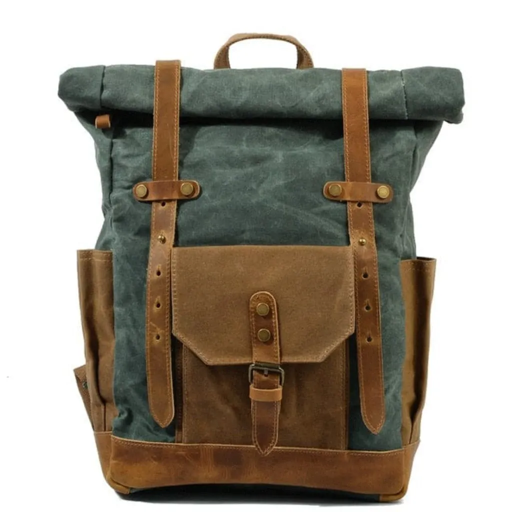 Maxct &Retro Vintage Canvas Backpack Antiqua