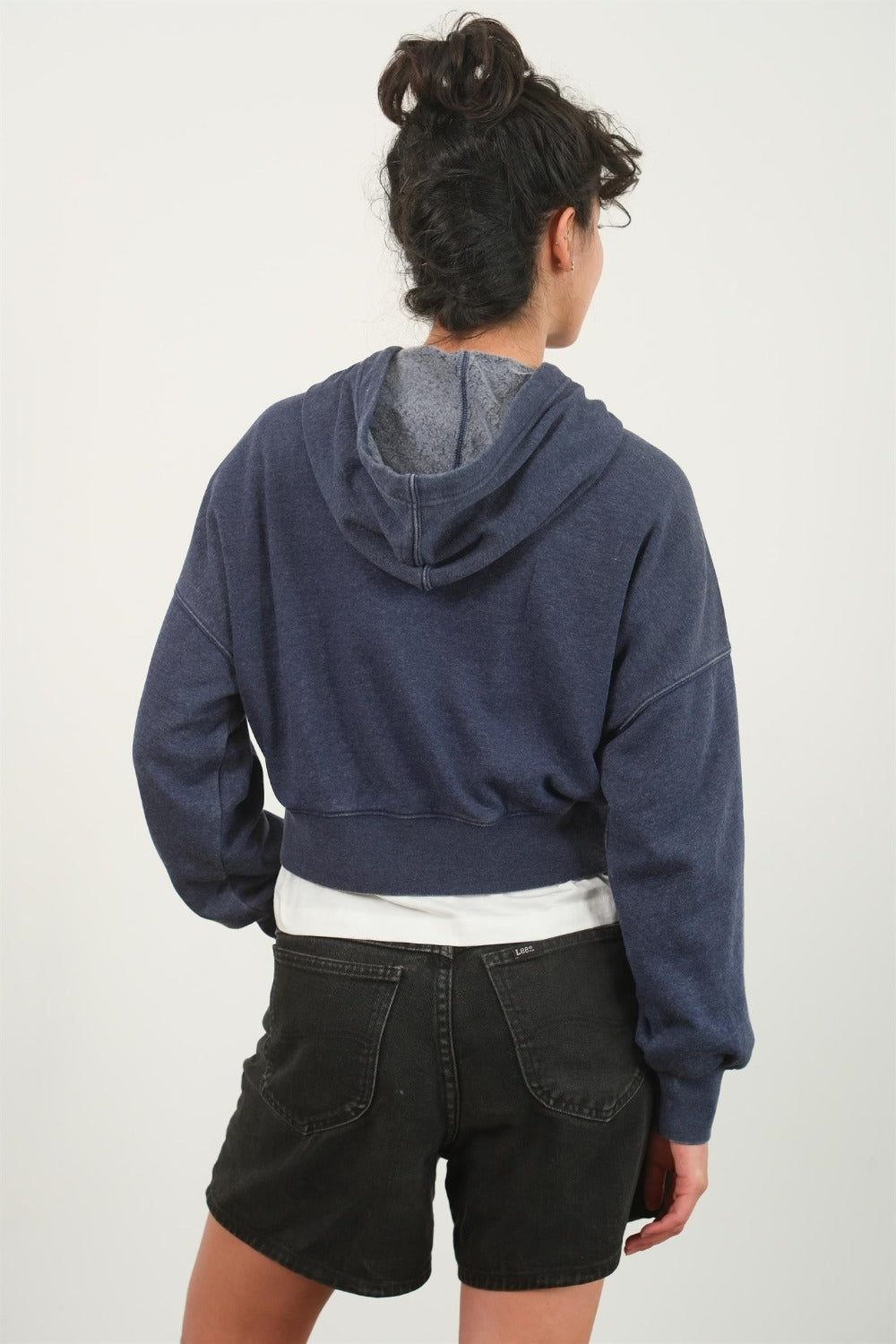 Maxct &HYFVE Drop Shoulder Cropped Hoodie