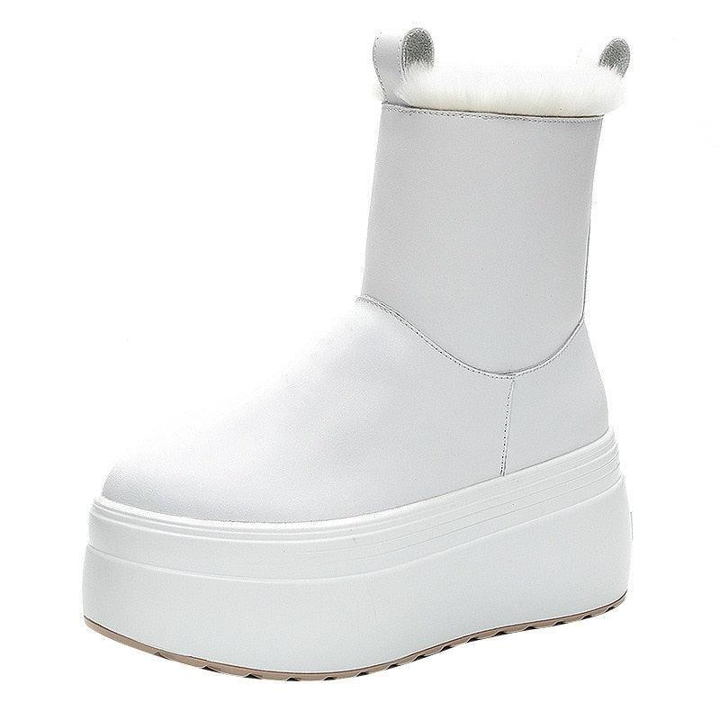 8cm Platform Boots for Women Maxct