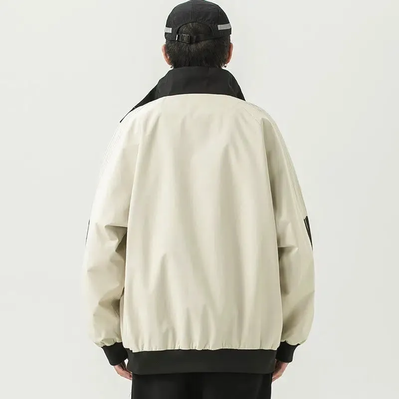 Maxct Striped Windproof Outdoor Jacket