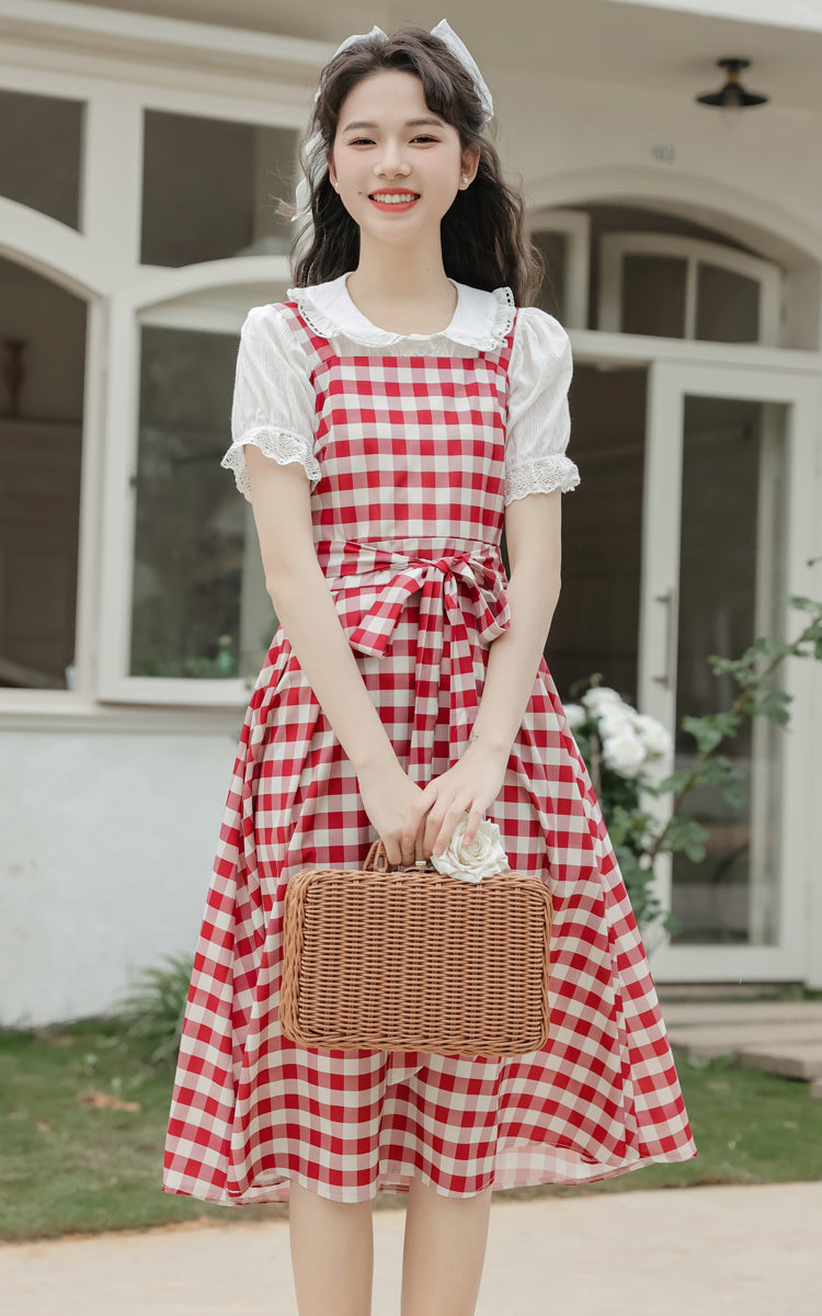 Gingham Picnic Cami Dress Maxct