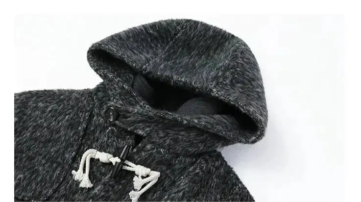 Maxct Two-piece Horn Button Woolen Coat