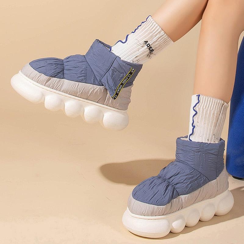 Chunky Ankle Winter Boots for Women Maxct