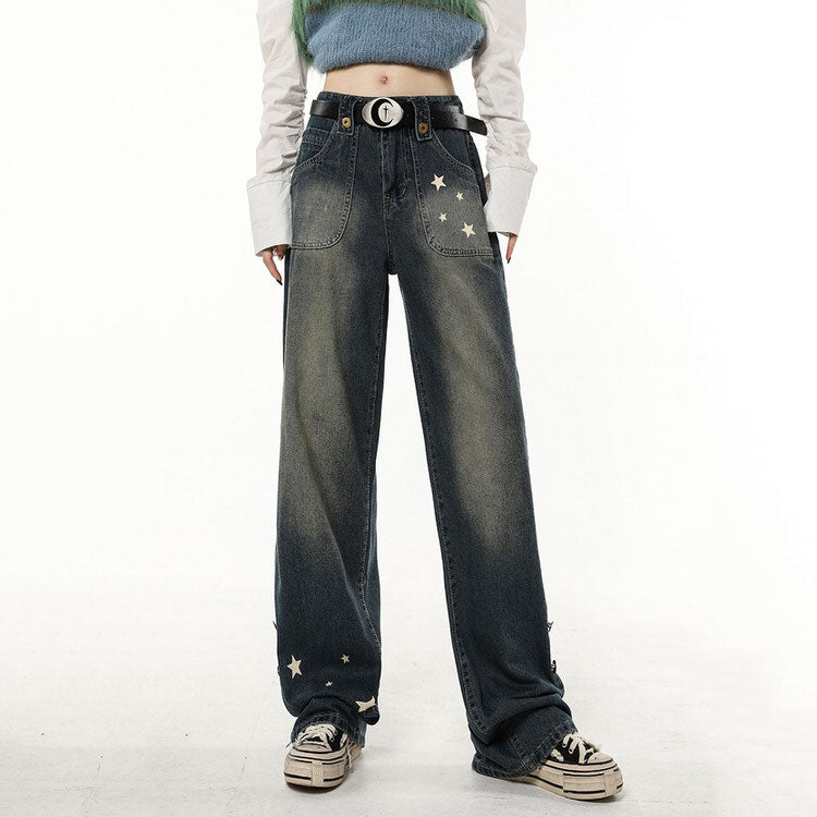 Star Child Wide Leg Jeans Maxct