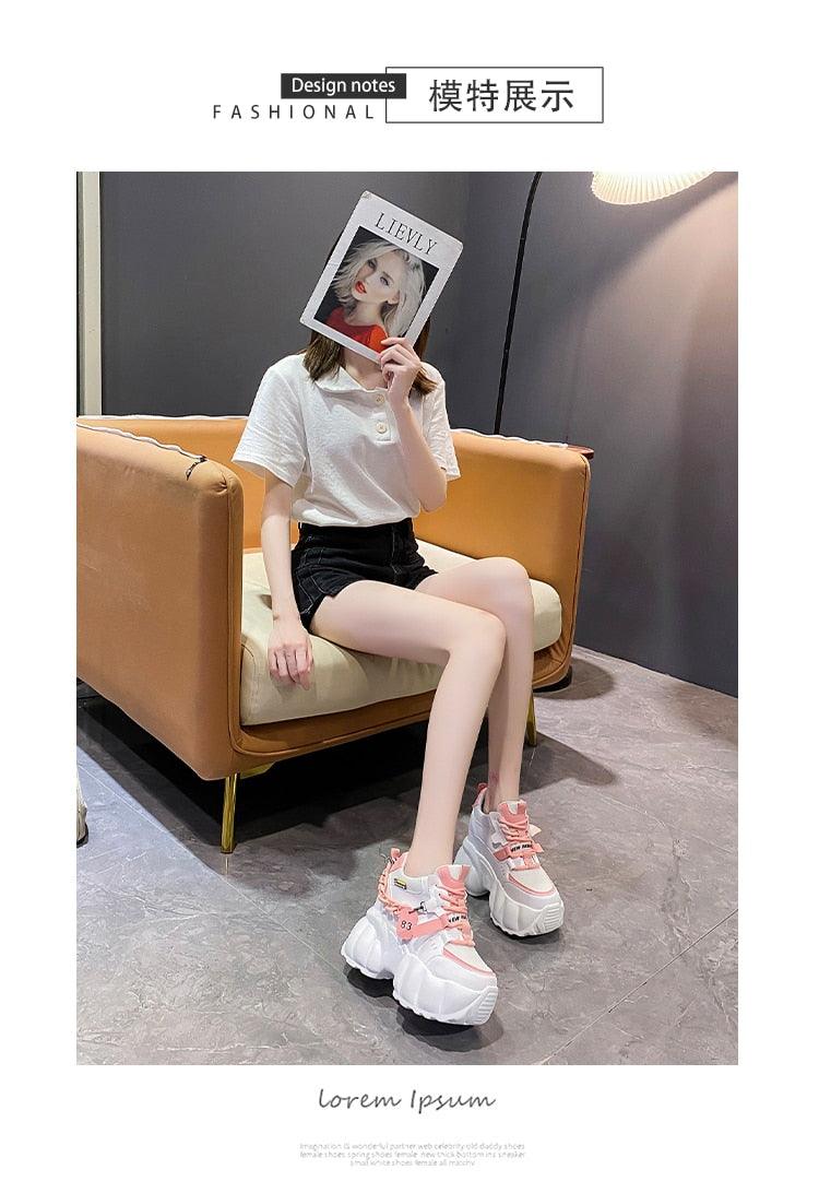 Chain Chunky Sneakers for Women Maxct
