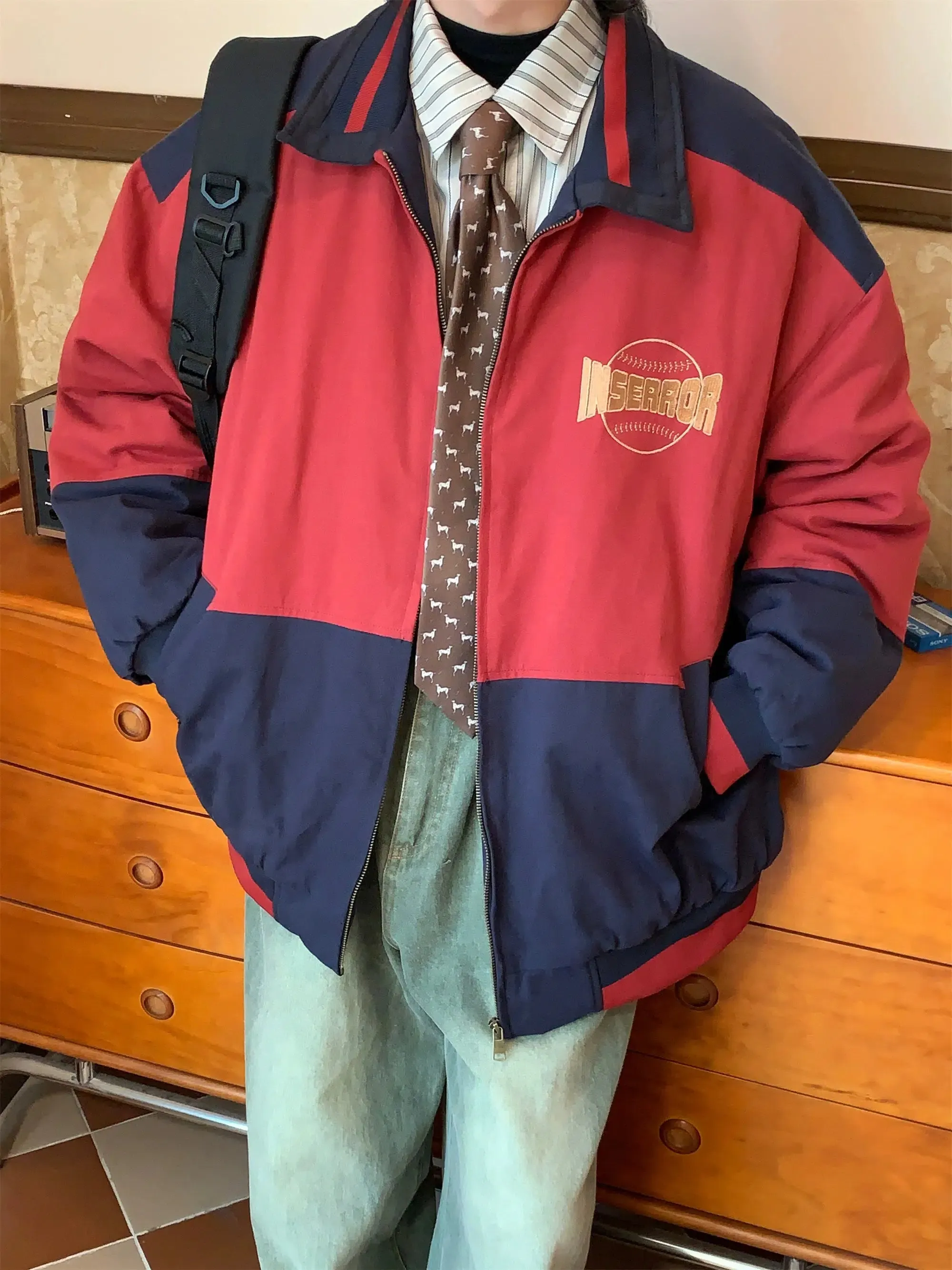 Maxct Quilted Stitching Vintage Jacket