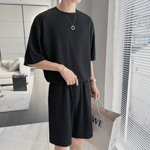 Maxct Breathable Short Sleeve T-Shirt Shorts Set