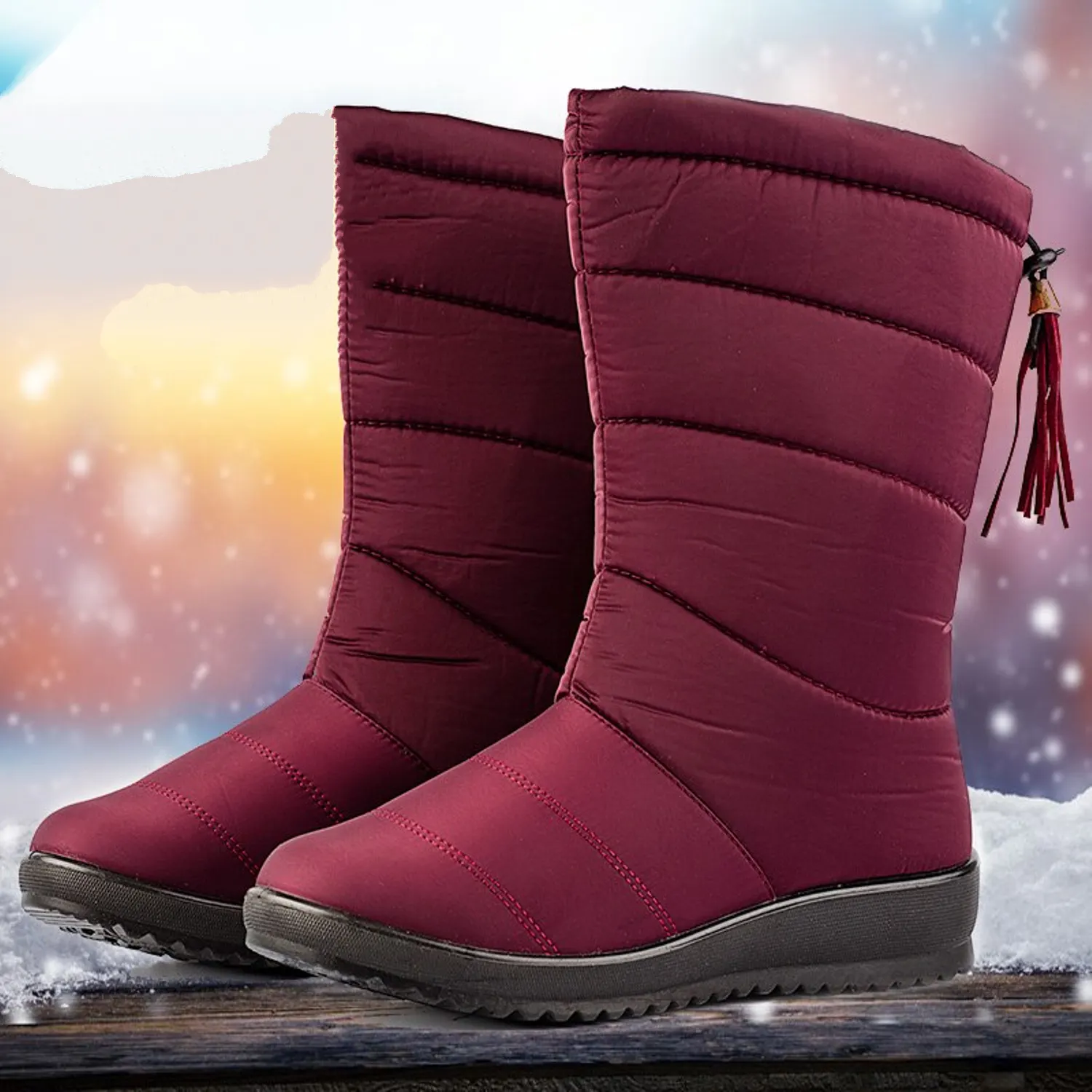Waterproof Warm Fur Snow Boots Maxct