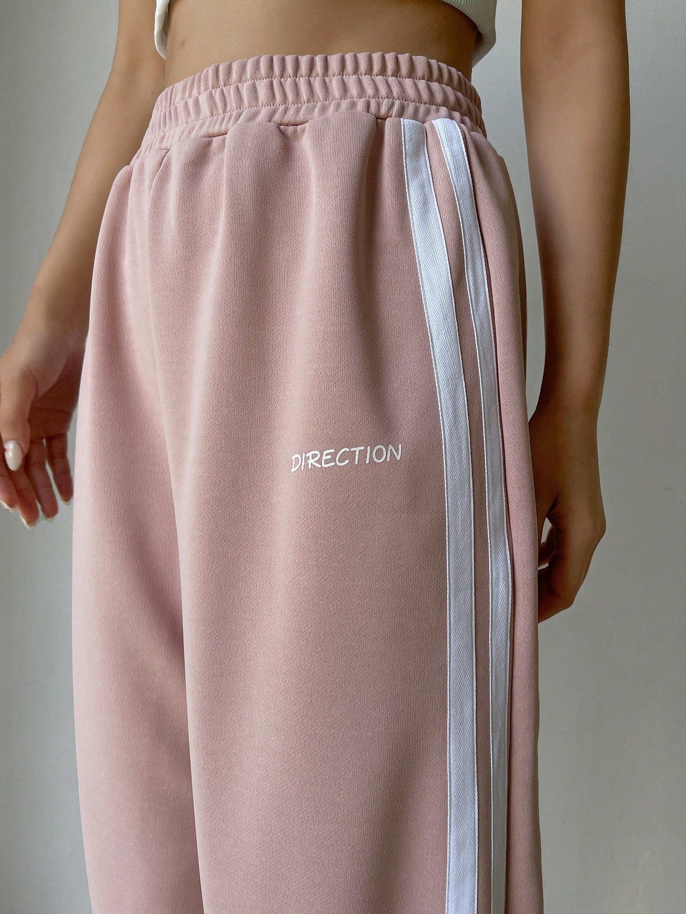 Maxct Women's Color-Block Casual Simple Daily Pants