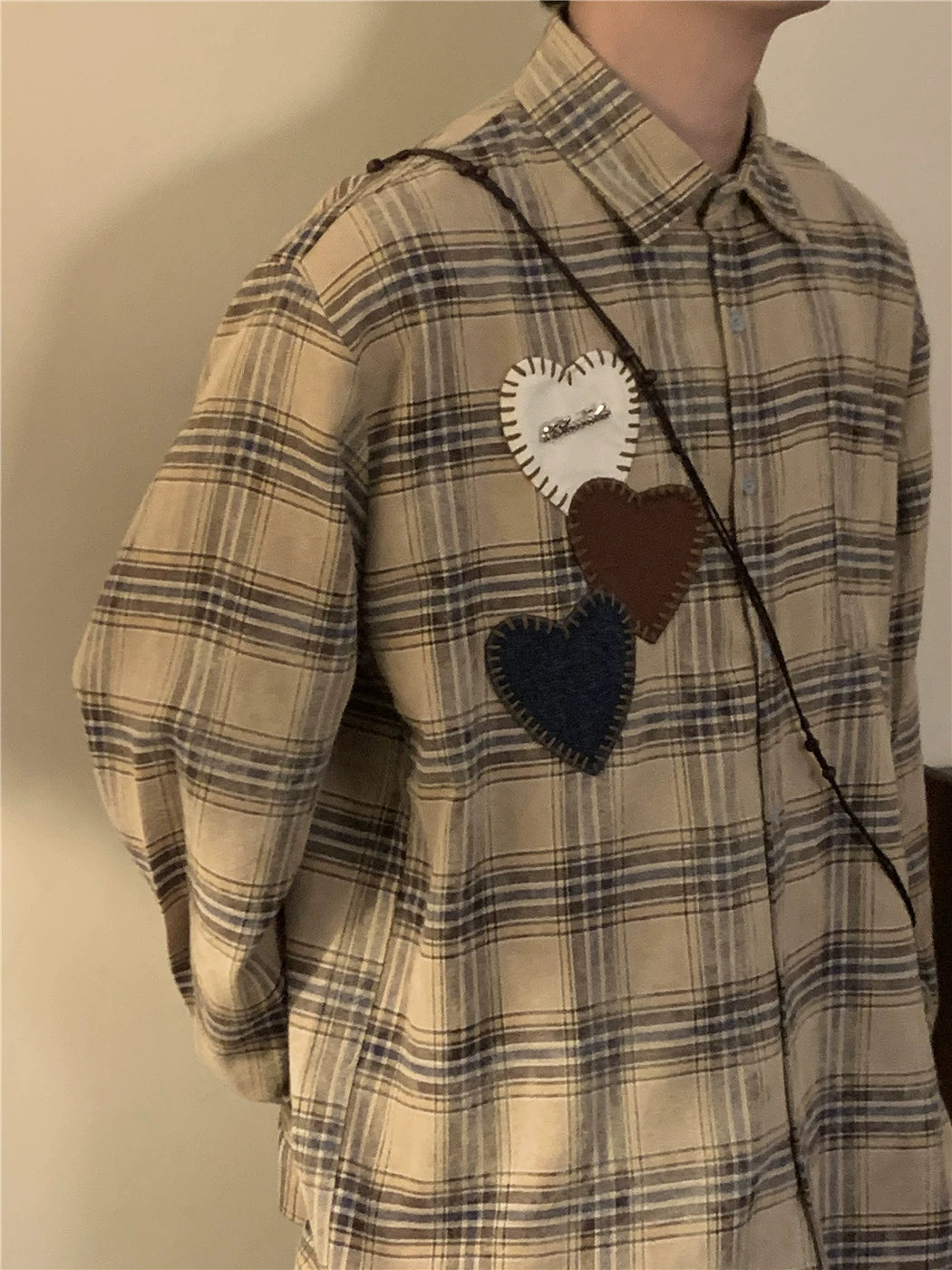 Nagawl Stitched Hearts Shirt Maxct