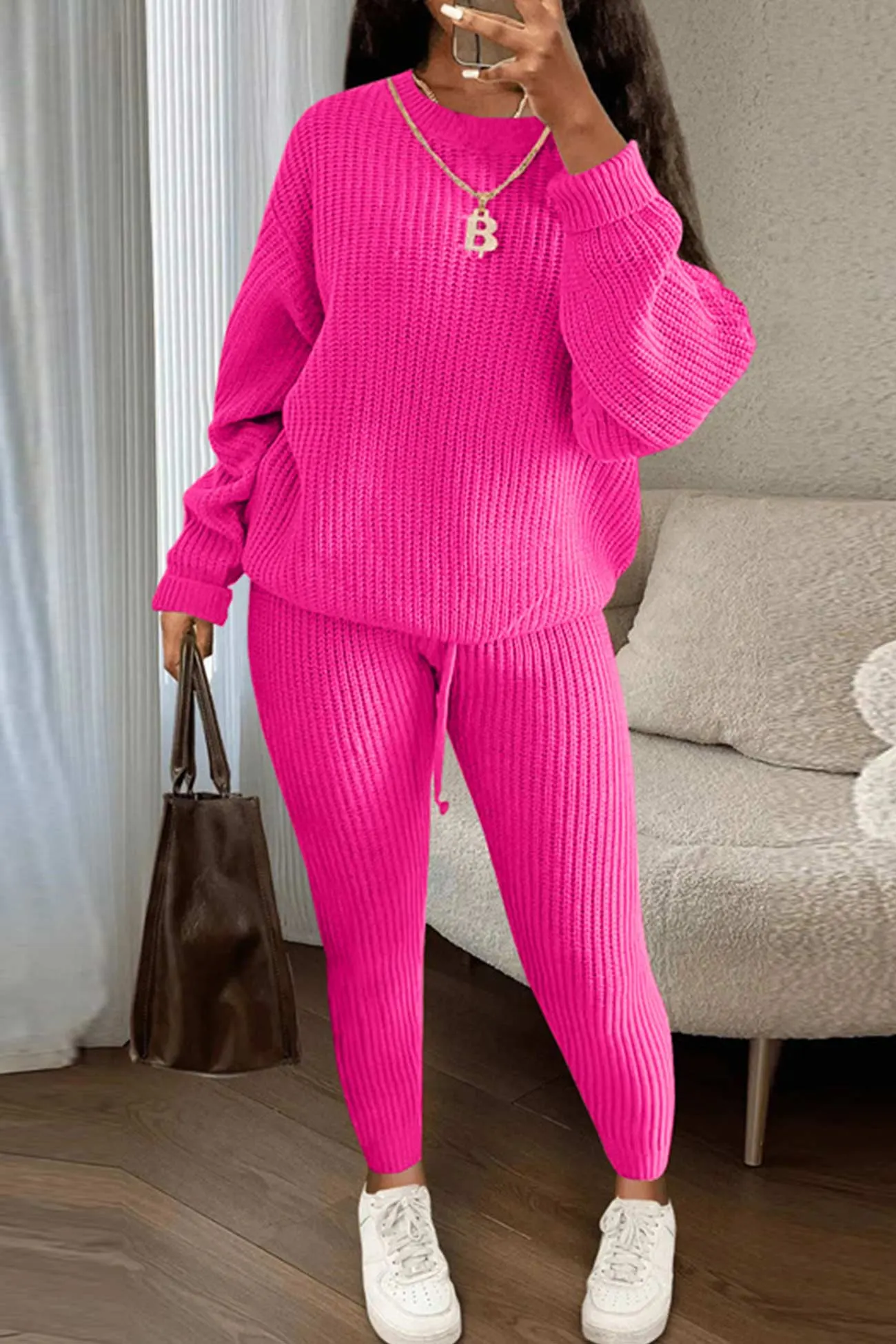 Maxct Crew Neck Sweater Suits