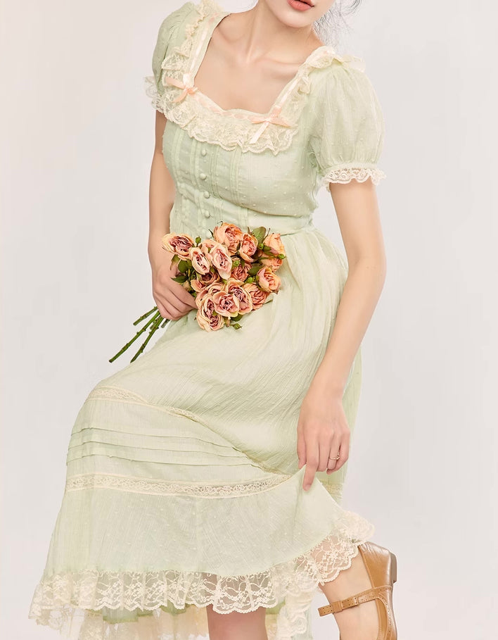 Sorbet Lace Midi Dress Maxct