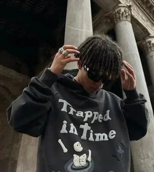Oversized Broken Planet Hoodie Sweatshirt Maxct