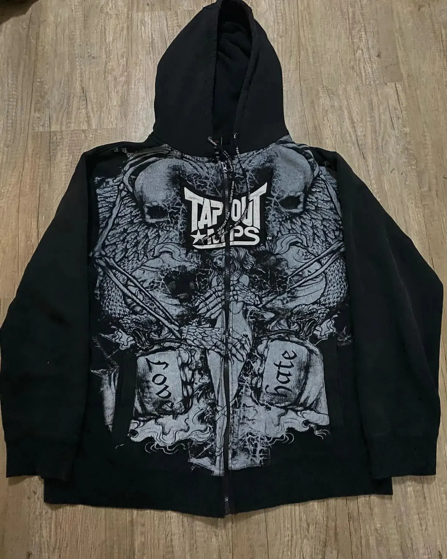 Maxct 90s Streetwear Woman Hoodie Goth Vintage Hoodies Y2K Grunge Graphic Long Sleeve Hooded Sweatshirt Harajuku Japanese Aesthetic Korean Korean
