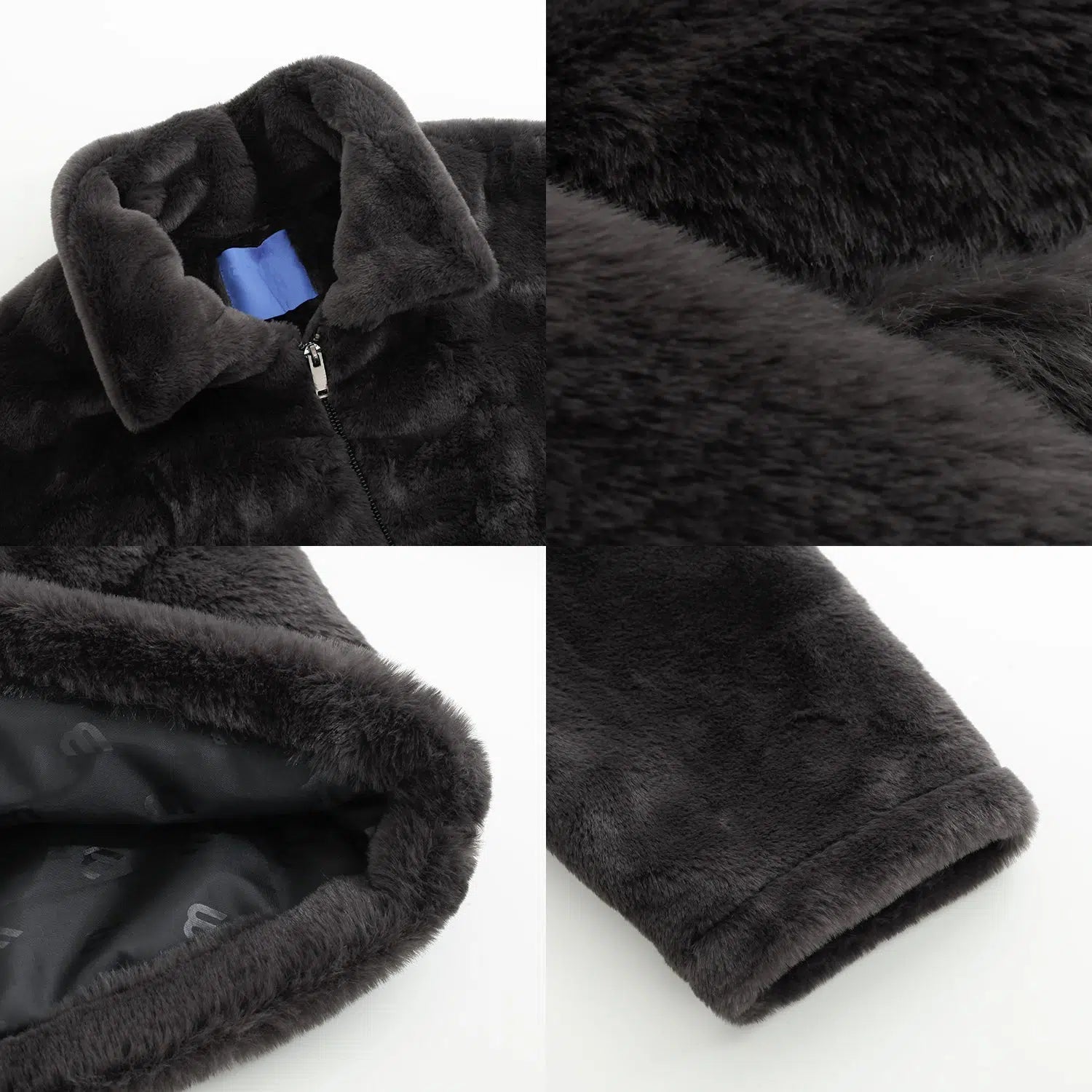 Maxct Rabbit Fur Lapel Coat