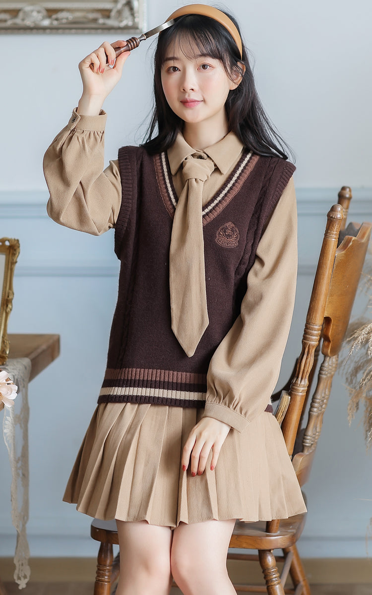 Prep School Vest & Dress Set Maxct