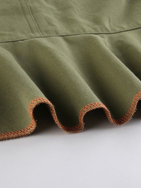 Size Friendly Pocket Cargo Mini Skirt Maxct