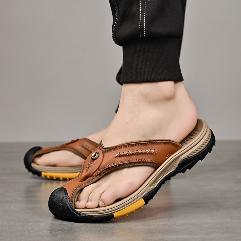 Mens Flip Flops Beach-Ready Sandals Maxct