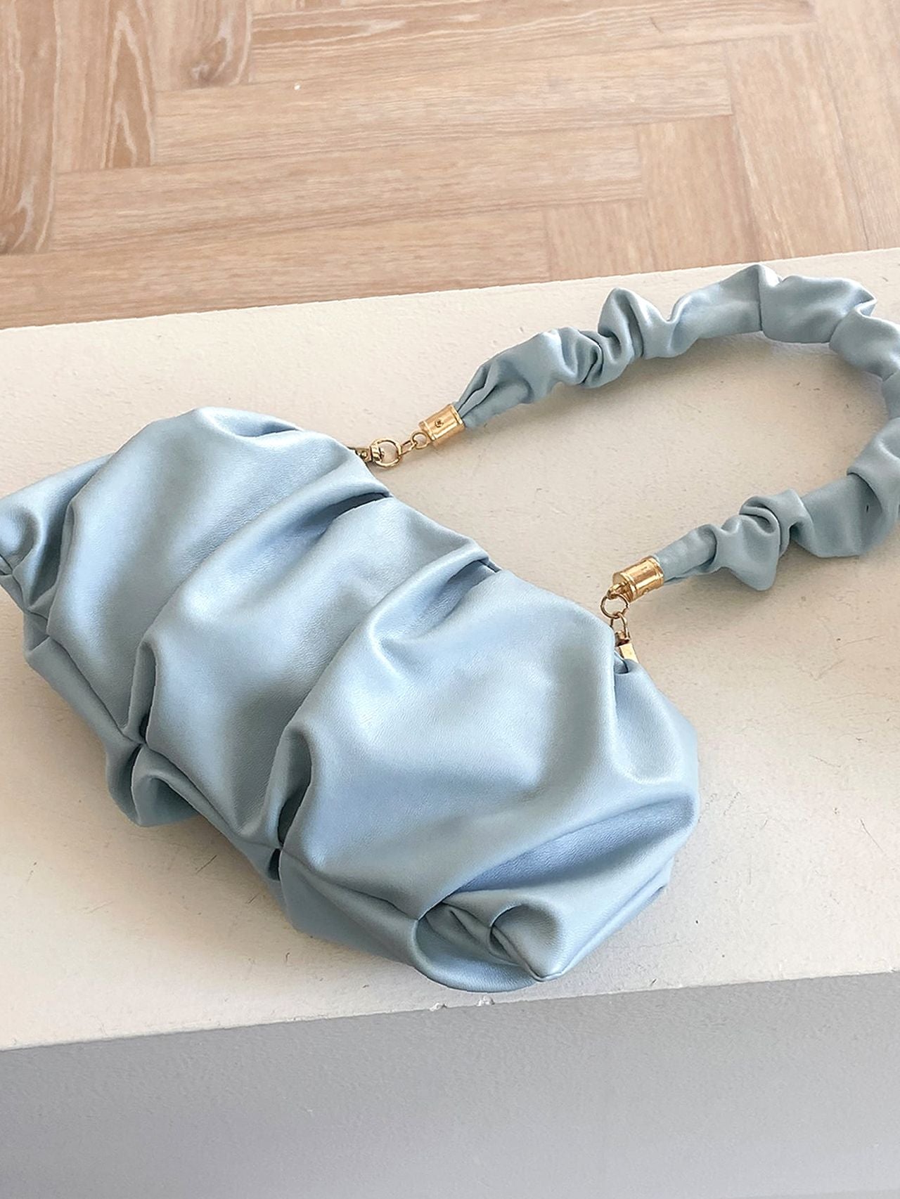 Bag For Love - Minimalist Ruched Bag  - Women Maxct Bags