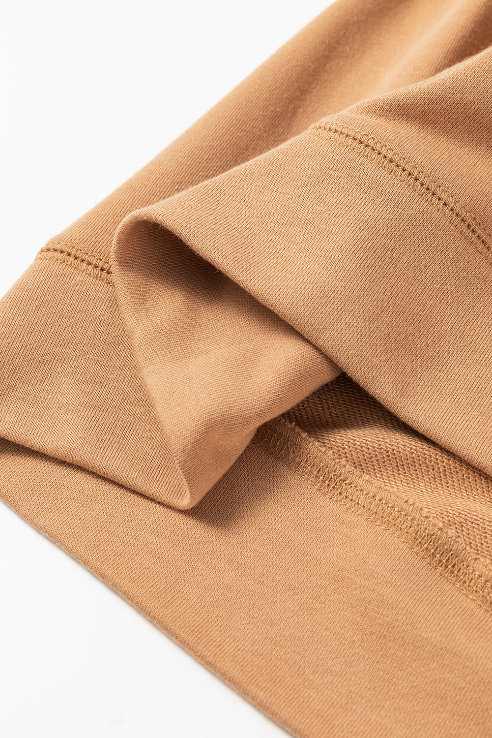 Maxct &Drawstring Contrast Long Sleeve Hoodie