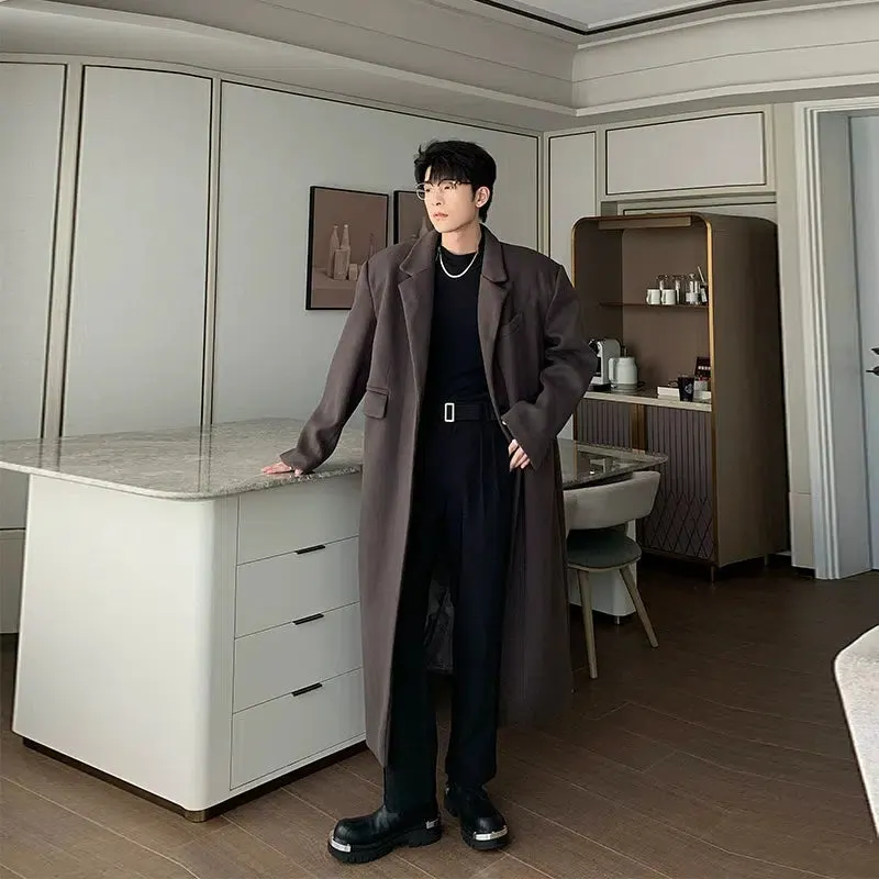 Maxct Mid-length Woolen Trench Coat