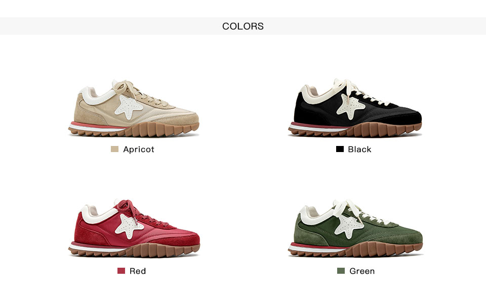 Star Applique Suede Patchwork Women's Casual Sneakers - true deals club