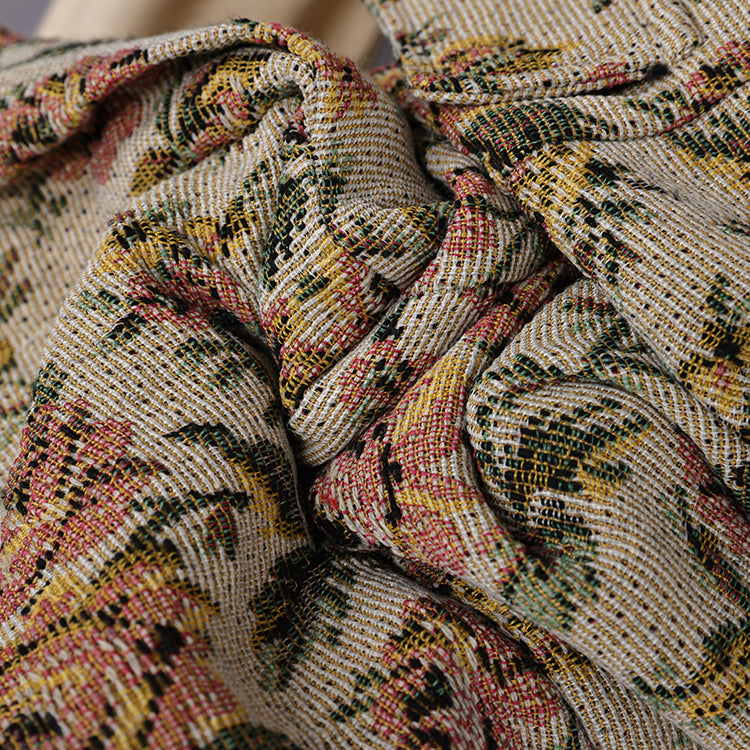 Rustic Floral Twofer Dress Maxct