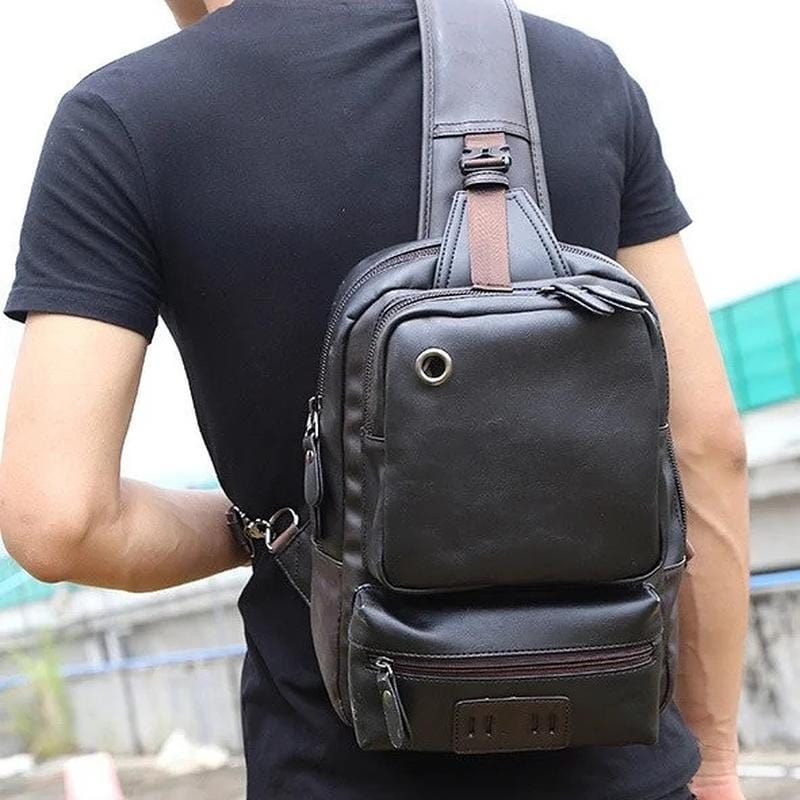 Maxct &Leather Crossbody Backpack Singularis