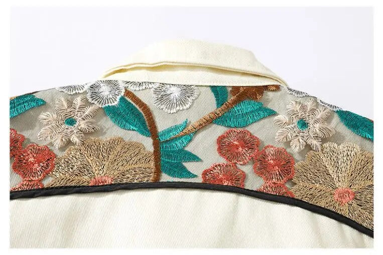&NEW MITO Floral Embroidered Jacket