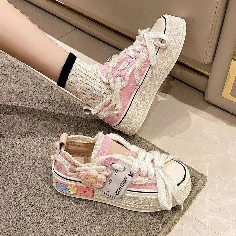 Trendy Platform Sneakers - Cute Sneakers for Teens Maxct