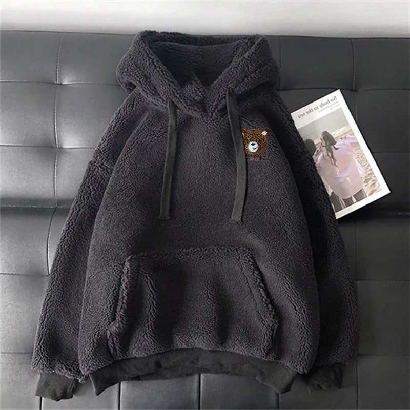 Maxct Winter Hooded Harajuku Women Coat Jaqueta Feminina Warm Hoodies Female Sweatshirt Pullover Tops Long Sleeve Girls Hoodie