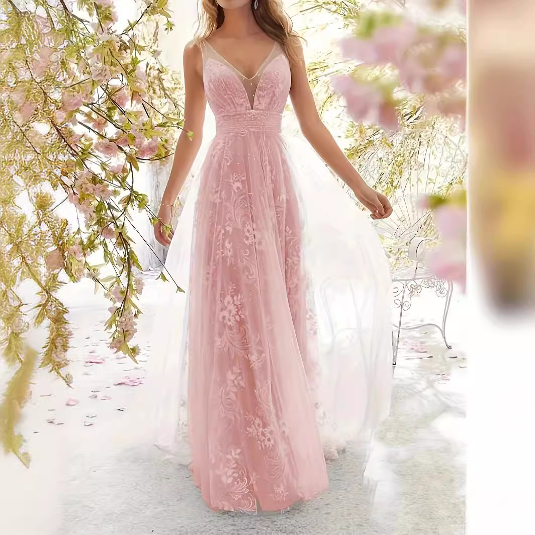 Maxct harajuku dress to impress New Wedding Dress Sexy B Collar Sleeveless Lace Wedding Dress