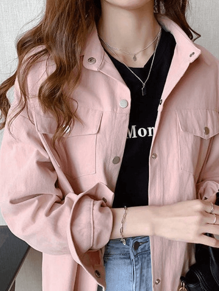 Maxct Pleated Oversized Long Sleeve Blouse