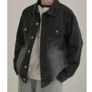 Maxct Basic Washed Denim Jacket