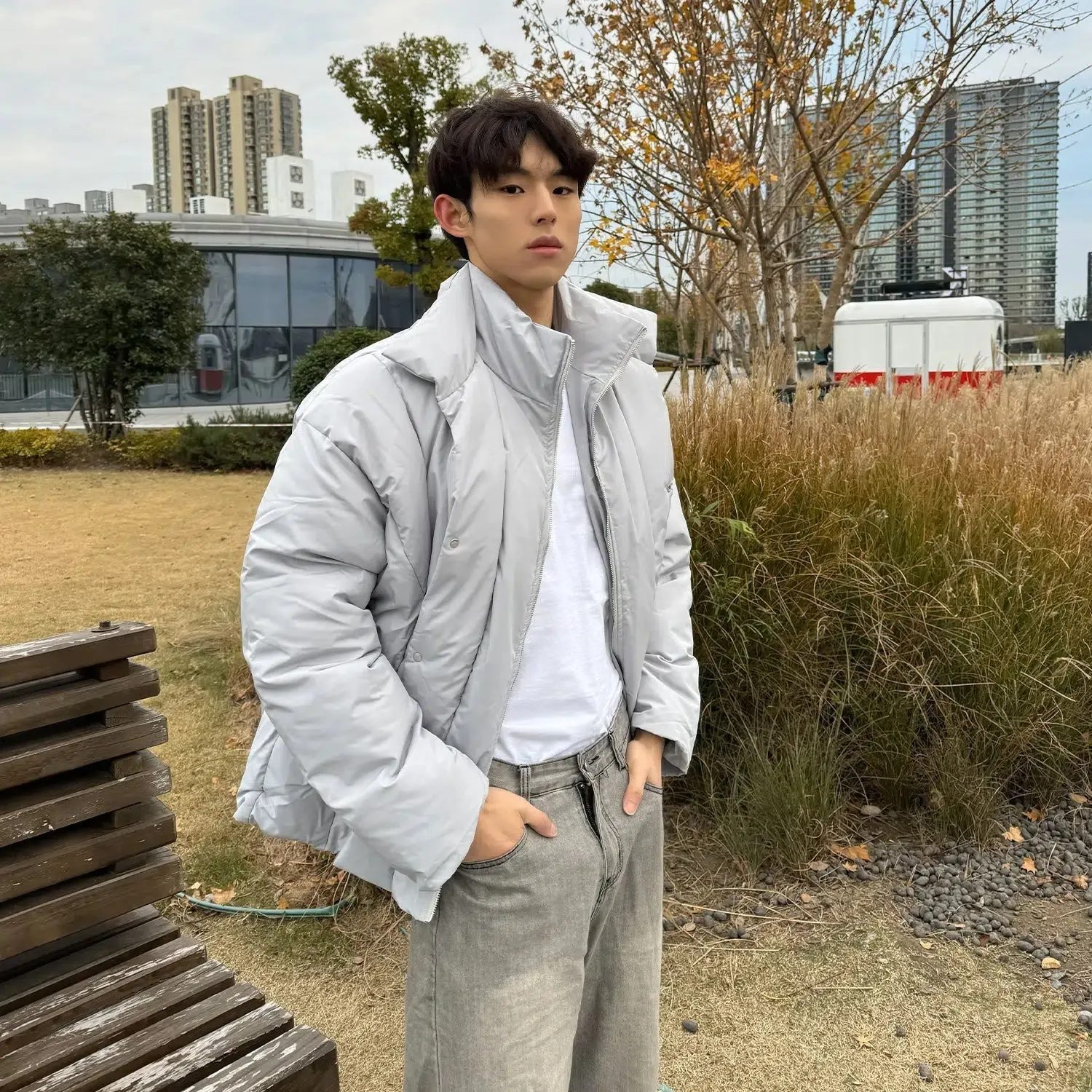 Maxct Two-piece Cotton Padded Coat