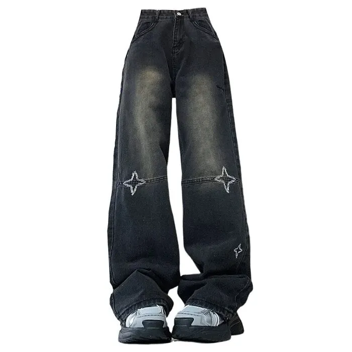 Knee Star Black Jeans Maxct