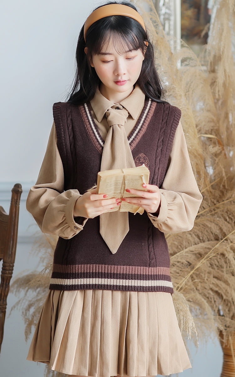 Prep School Vest & Dress Set Maxct
