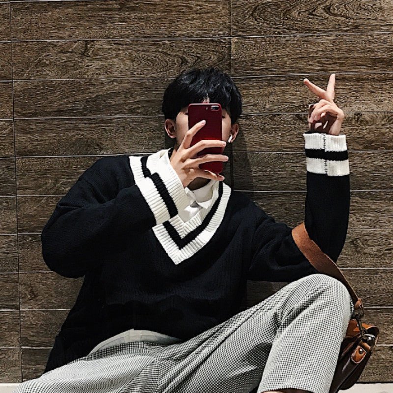 Maxct Kami No.7348 V Neck Sweater