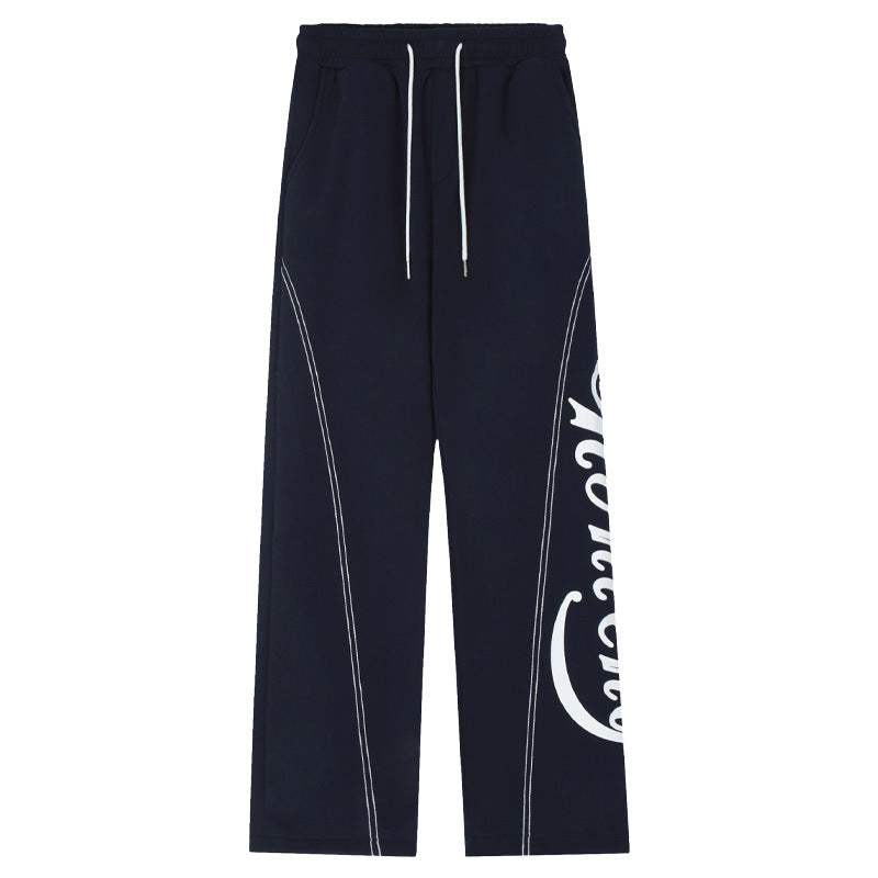 Maxct Stitch Design Logo Baggy Sweatpants