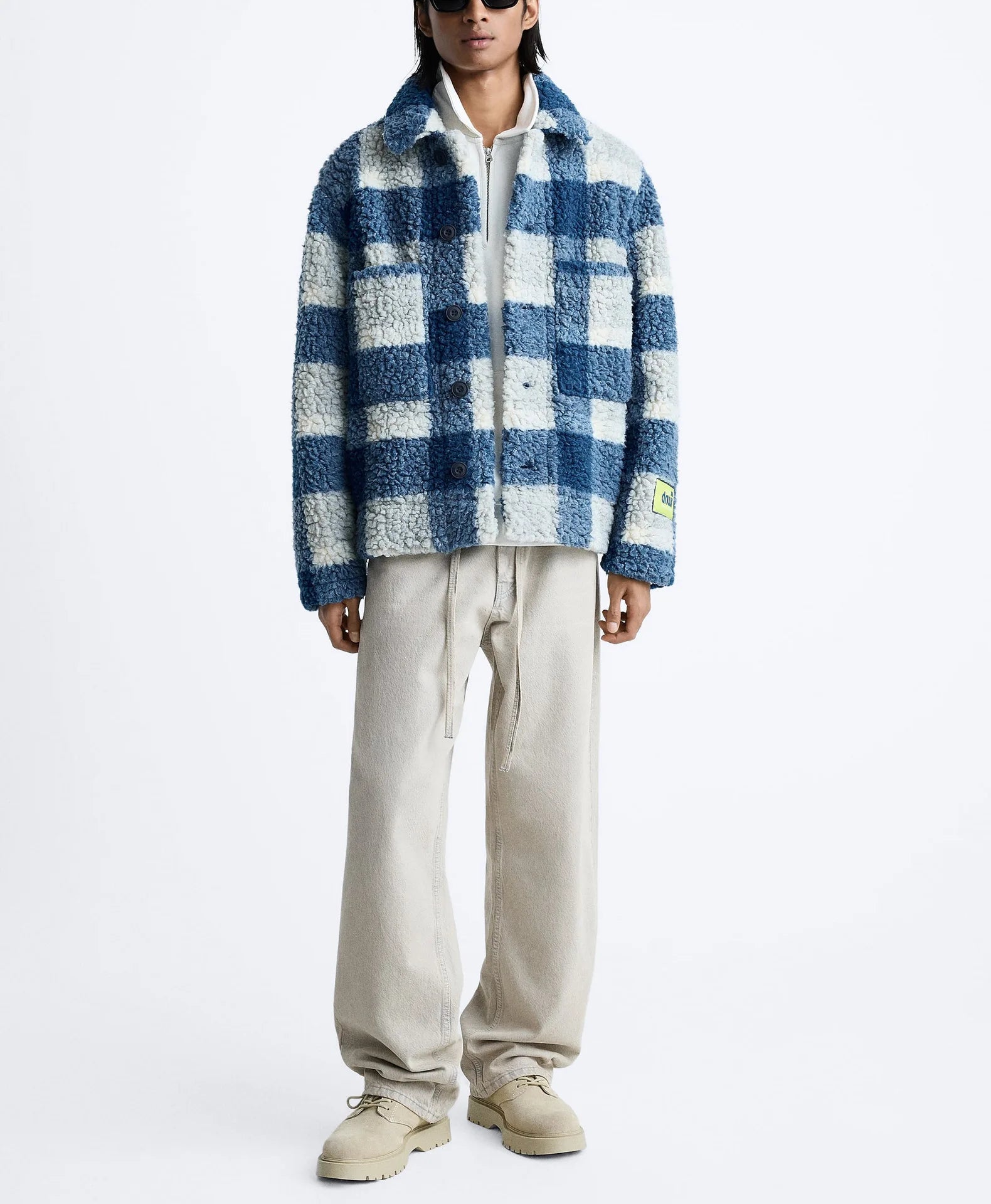Maxct &NEW DNWR Luxe Blue Plaid Coat