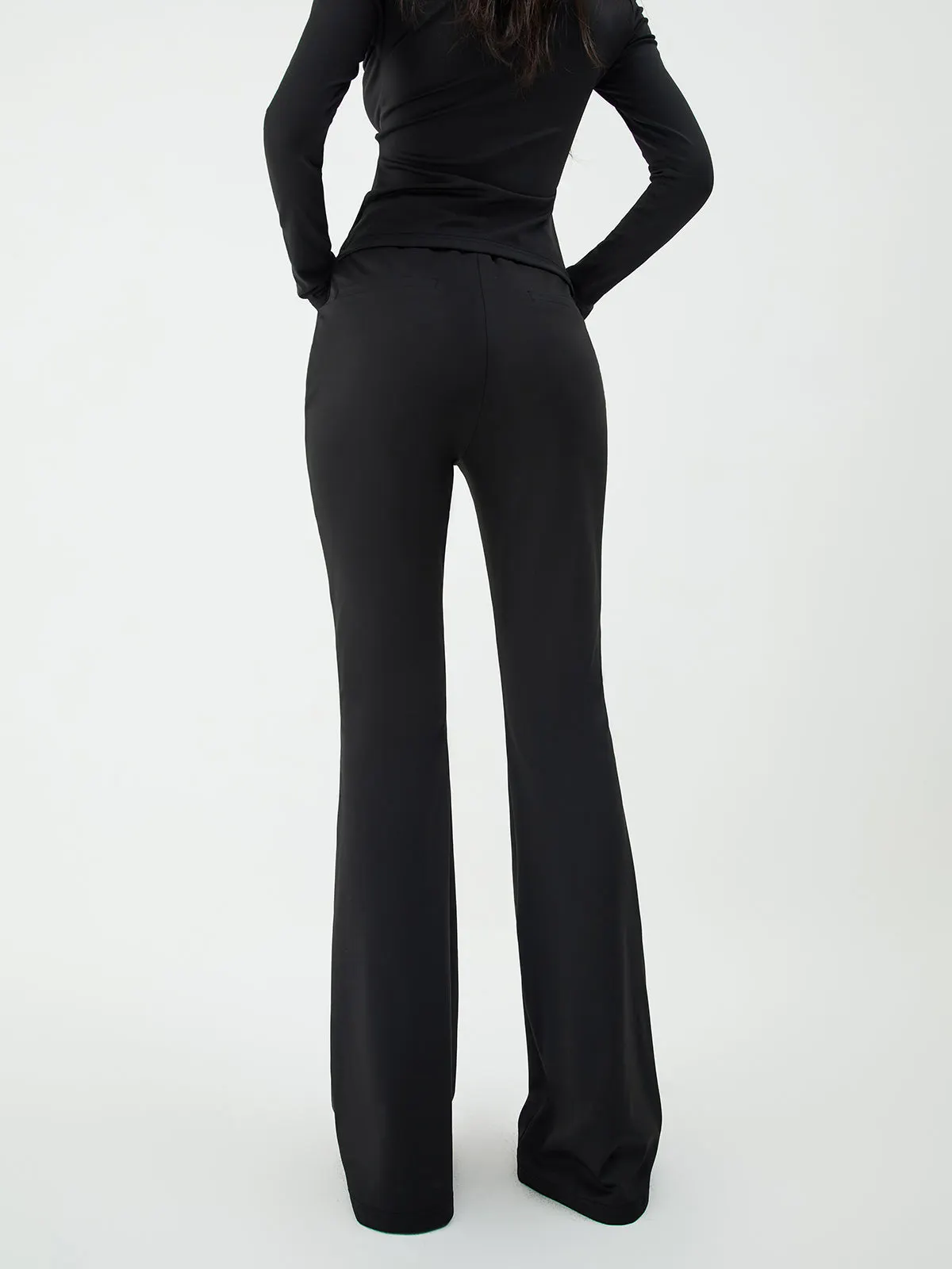 Maxct Solid Flared Long Pants