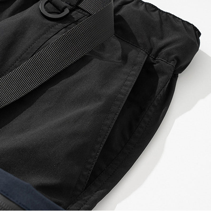 Maxct Panelled Pocket Cropped Shorts