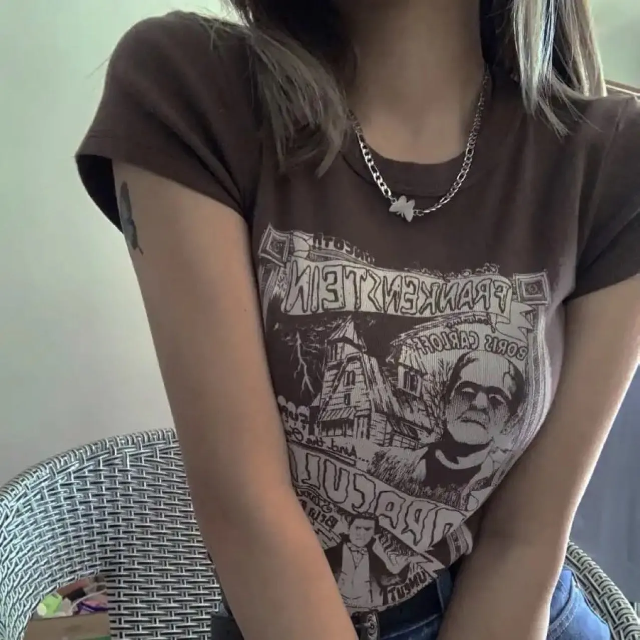 Maxct Frankenstein and Dracula T-shirt