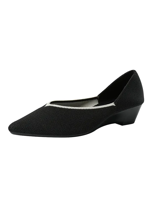 Urban Woven Multi-Color Casual Low Heels Shoes Maxct