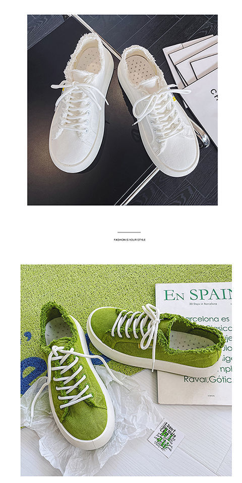 Canvas Sneakers Plimsolls - true deals club