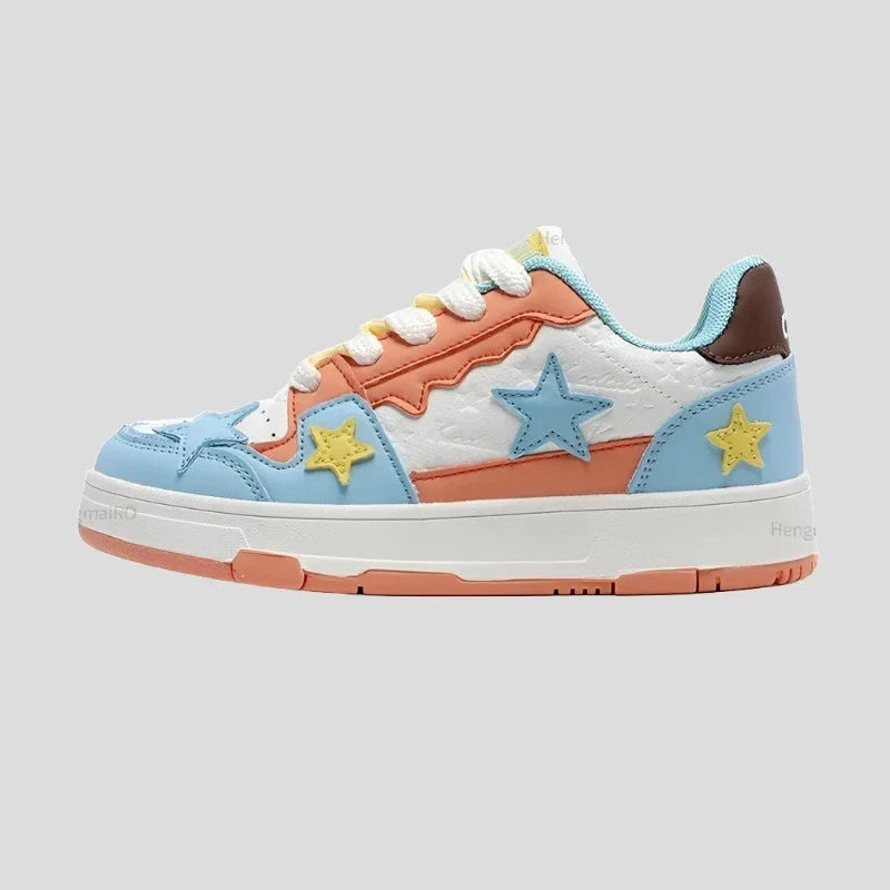 Skate Shoes Retro Y2K Star Punk Hip-hop Skateboard Sneakers Maxct