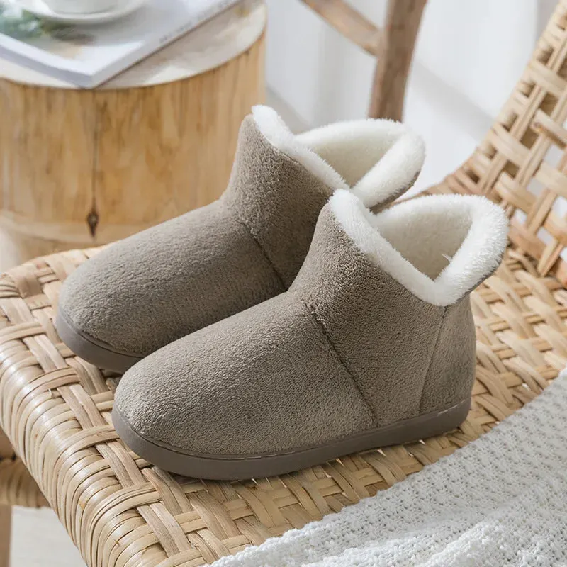 Winter Warm Slip Anti-slip Faux Fur Boots for Women Maxct