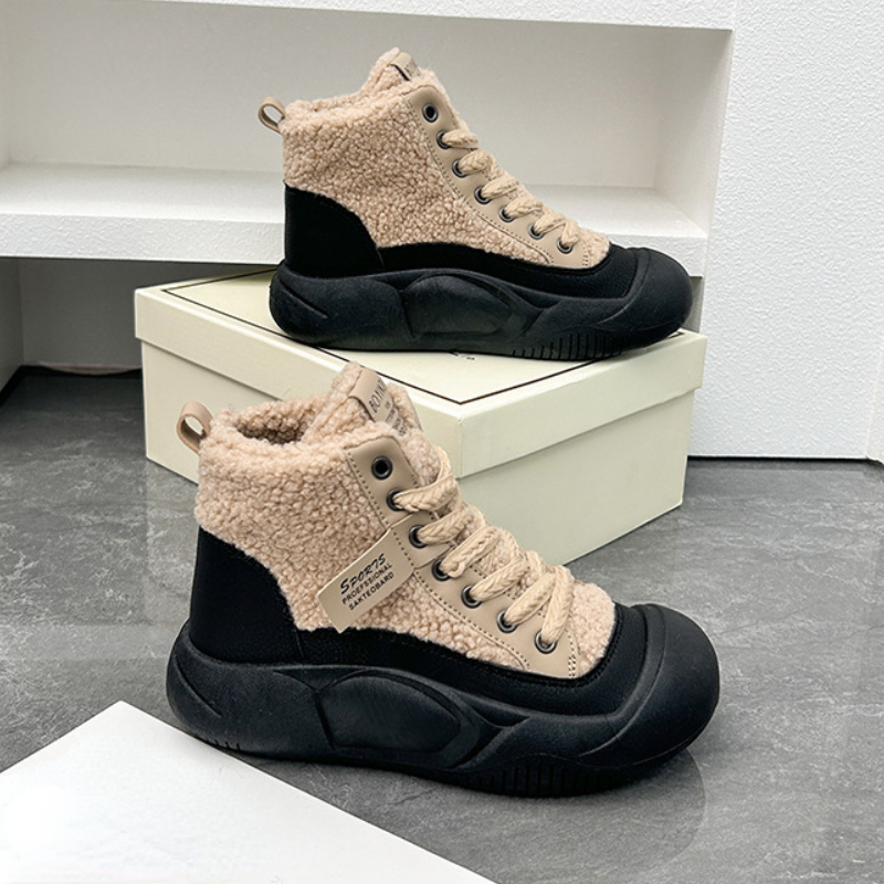 Winter Wonderland Plushies: Cozy Platform Snow Boots for Women - true deals club