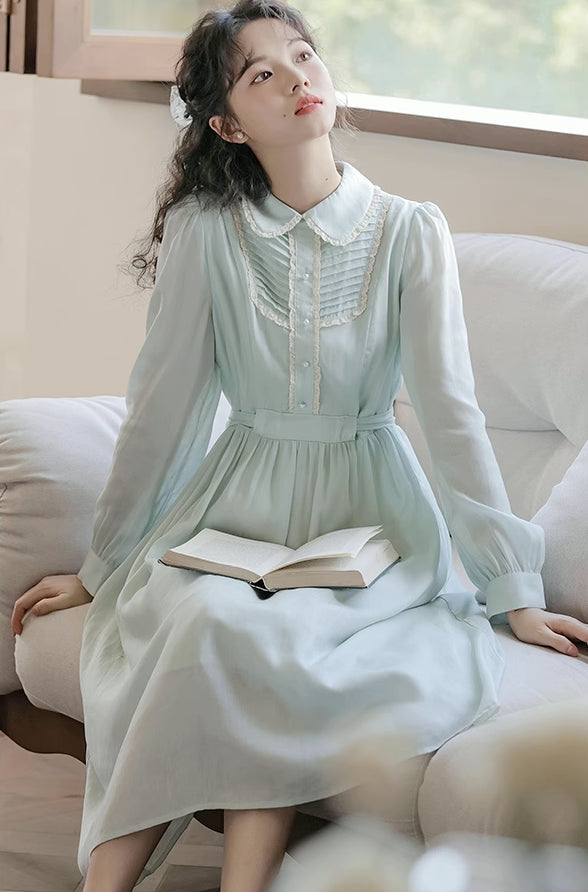 Sunday Tea Long Sleeve Midi Dress Maxct