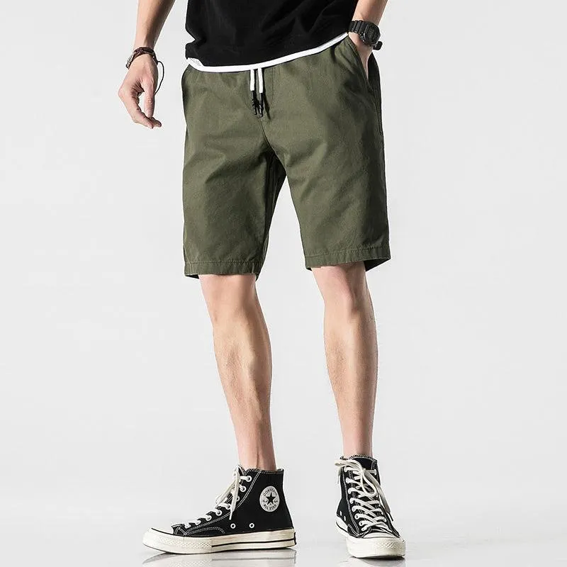 Maxct Matching Outfit (Striped T-Shirt and Elastic Shorts)